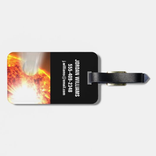 Verdunstung der Atmosphäre von Hd 189733b Gepäckanhänger (Rückseite horizontal)