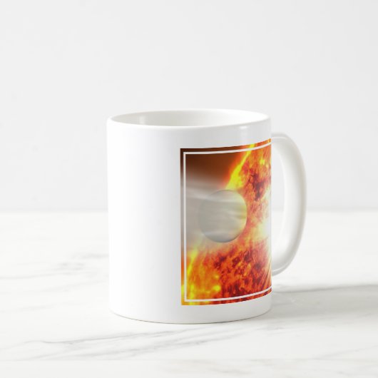 Verdunstung der Atmosphäre von Hd 189733b Kaffeetasse (VorderseiteRechts)