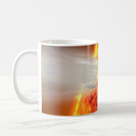 Verdunstung der Atmosphäre von Hd 189733b Kaffeetasse (Links)