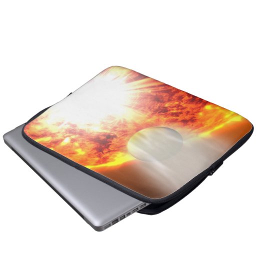 Verdunstung der Atmosphäre von Hd 189733b Laptopschutzhülle (Vorne Knopf)