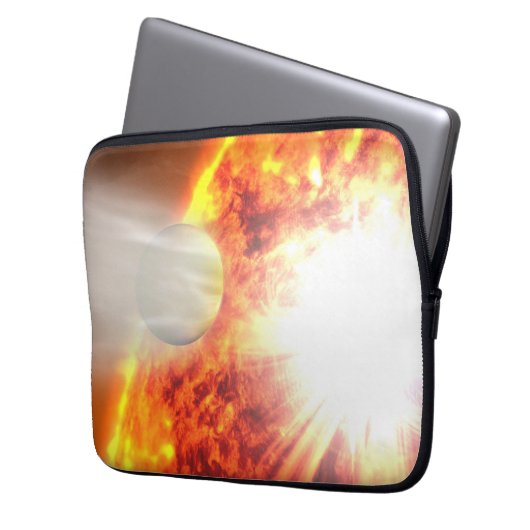 Verdunstung der Atmosphäre von Hd 189733b Laptopschutzhülle (Vorderseite Links)