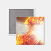 Verdunstung der Atmosphäre von Hd 189733b Magnet (Vorderseite/Rückseite)