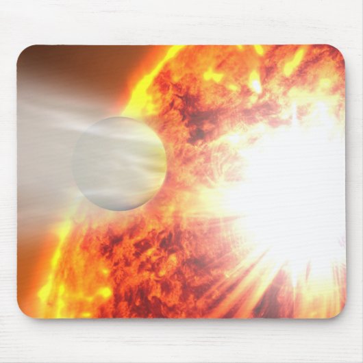 Verdunstung der Atmosphäre von Hd 189733b Mousepad (Vorne)