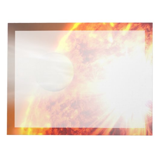 Verdunstung der Atmosphäre von Hd 189733b Notizblock (Vorderseite)