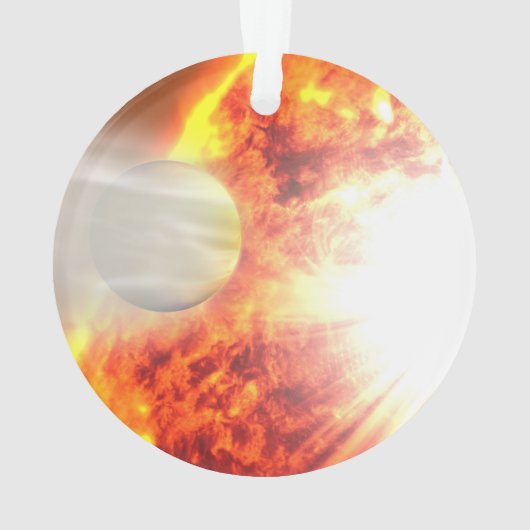 Verdunstung der Atmosphäre von Hd 189733b Ornament (Rückseite)