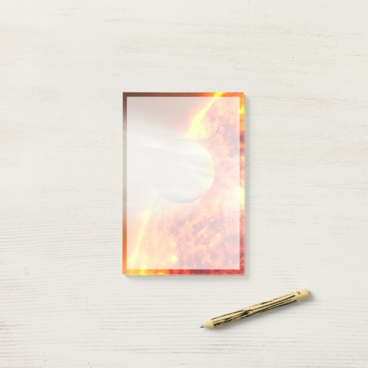 Verdunstung der Atmosphäre von Hd 189733b Post-it Klebezettel (Auf Schreibtisch)