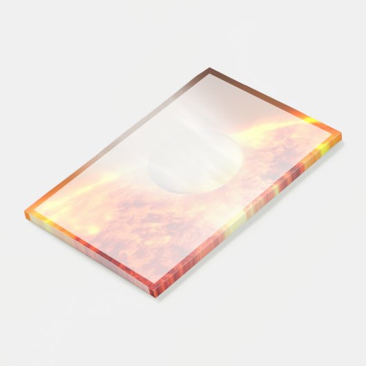 Verdunstung der Atmosphäre von Hd 189733b Post-it Klebezettel (angewinkelt)