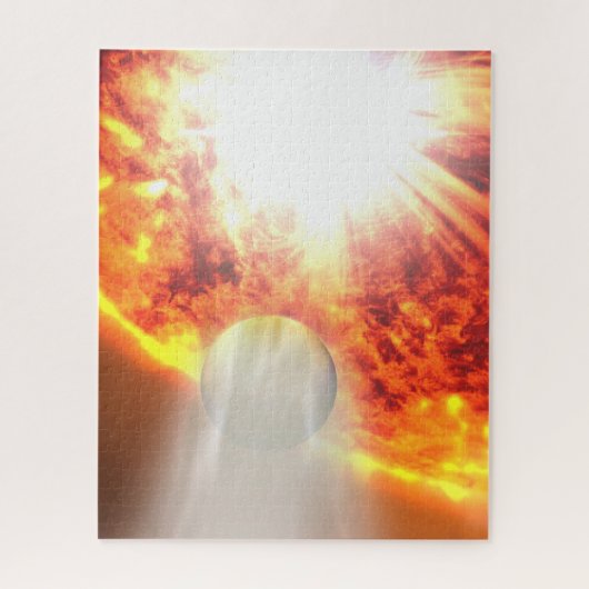 Verdunstung der Atmosphäre von Hd 189733b Puzzle (Vertikal)