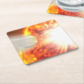 Verdunstung der Atmosphäre von Hd 189733b Rechteckiger Pappuntersetzer (angewinkelt)