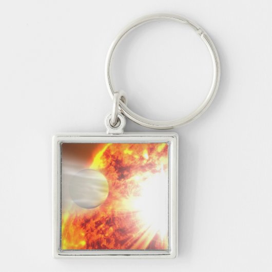 Verdunstung der Atmosphäre von Hd 189733b Schlüsselanhänger (Vorne)