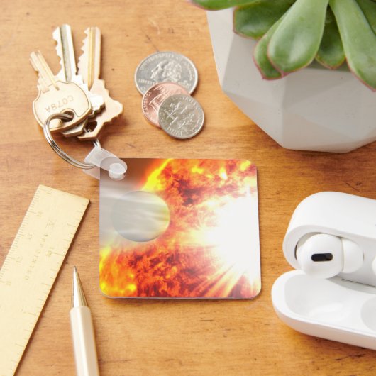 Verdunstung der Atmosphäre von Hd 189733b Schlüsselanhänger (Schreibtisch)