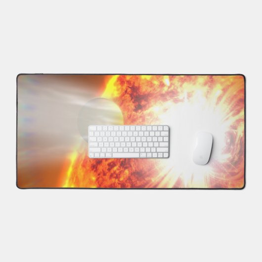 Verdunstung der Atmosphäre von Hd 189733b Schreibtischunterlage (Tastatur & Maus)