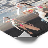 Verdunstung in den Himmel - Maßgeschneidert Poster (Ecke)