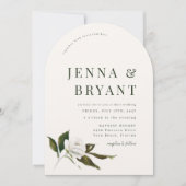 VERDURE Garden Floral Wedding Einladung (Vorderseite)