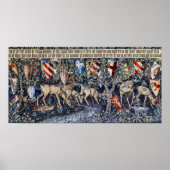 Verdure with Deer and Shields, William Morris Poster (Vorne)