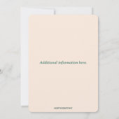 Veredelbare Ornamente und Weihnachten im Grünen Einladung (Rückseite)