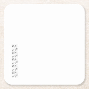 Veredeln Sie Ihre Marke mit hochwertigen Papierver Rechteckiger Pappuntersetzer