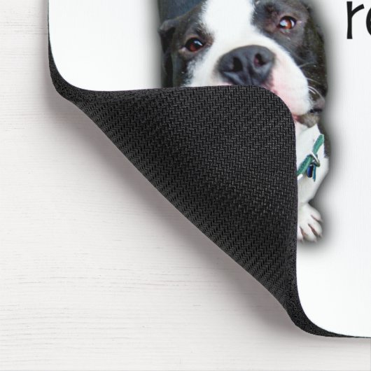Verehren-EIN-Stier Pitbull! Mousepad (Ecke)