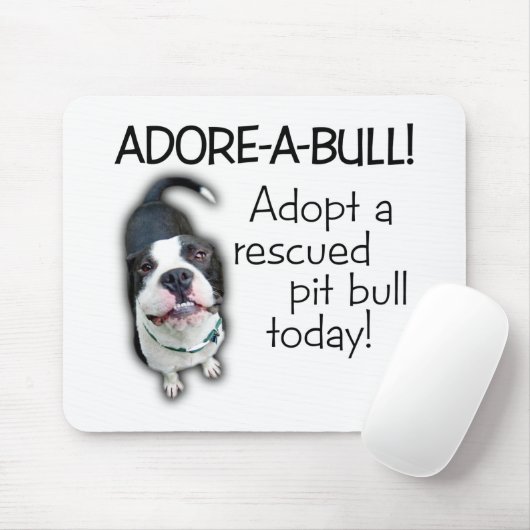Verehren-EIN-Stier Pitbull! Mousepad (Mit Mouse)
