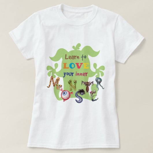 Verehren Sie Ihr inneres Monster T-Shirt (Design vorne)