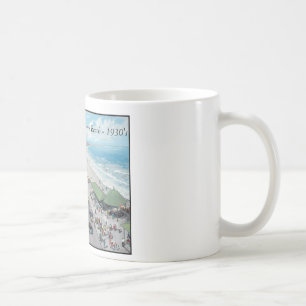 Verehren Sie Strand - Dreißigerjahre Kaffeetasse