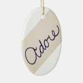 Verehren Sie Weihnachtsverzierung Keramik Ornament (Rechts)