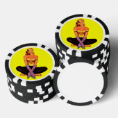 Verehrer-Mädchen Pokerchips (Stapel)