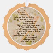 Verehrte Karriere-Papier-Card-Verzierung Ornament Karte (Rückseite)