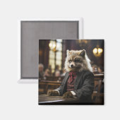 Verehrte Tiere des Hofes #4 Magnet (Vorderseite/Rückseite)