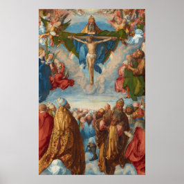 Verehrung der Dreifaltigkeit, Detail von Albrecht  Poster