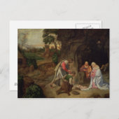 Verehrung der Hirten, 1510 Postkarte (Vorne/Hinten)