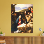 Verehrung der Hirten, 1650 Leinwanddruck (Insitu (Wohnzimmer))