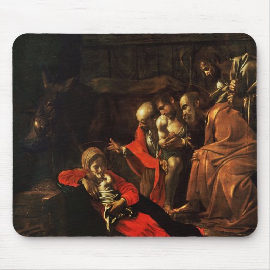Verehrung der Hirten (Caravaggio) Mousepad (Vorne)