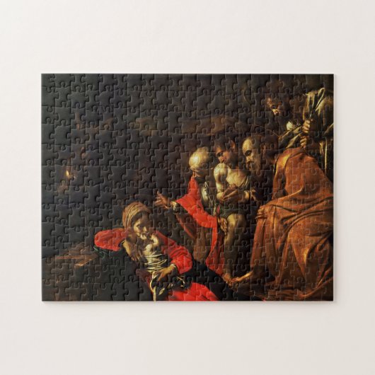 Verehrung der Hirten (Caravaggio) Puzzle (Horizontal)
