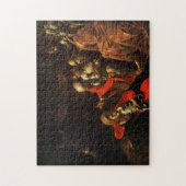 Verehrung der Hirten (Caravaggio) Puzzle (Vertikal)