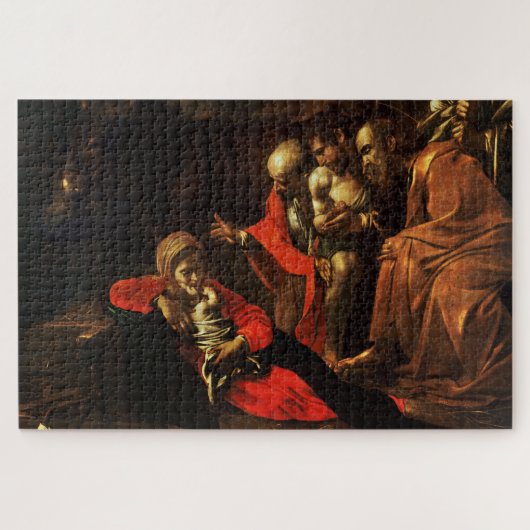 Verehrung der Hirten (Caravaggio) Puzzle (Horizontal)