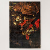 Verehrung der Hirten (Caravaggio) Puzzle (Vertikal)