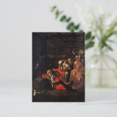 Verehrung der Hirten durch Caravaggio (1609) Postkarte (Stehend Vorderseite)