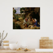 Verehrung der Hirten durch Giorgio da Castelfra Poster (Küche)