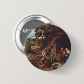 Verehrung der Hirten durch Giorgione Button (Vorne & Hinten)