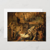 Verehrung der Hirten Feine Kunst Weihnachten (Vorne/Hinten)