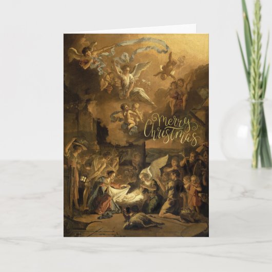 Verehrung der Hirten Feine Kunst Weihnachten (Vorderseite)