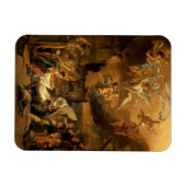 Verehrung der Hirten Feine Kunst Weihnachten Magnet (Horizontal)