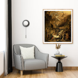 Verehrung der Hirten Feine Kunst Weihnachten Poster