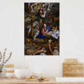 Verehrung der Hirten - Juan Bautista Maino Poster (Küche)