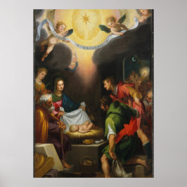 Verehrung der Hirten - Ludvica Cigoli Poster