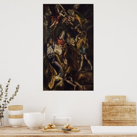 Verehrung der Hirten Poster (Küche)