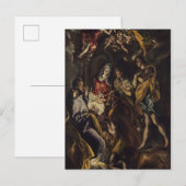 Verehrung der Hirten Postkarte (Vorne/Hinten)