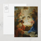 Verehrung der Hirten Postkarte (Vorne/Hinten)