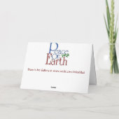 Verehrung der Hirten - Weihnachtskarte Feiertagskarte (Rückseite)